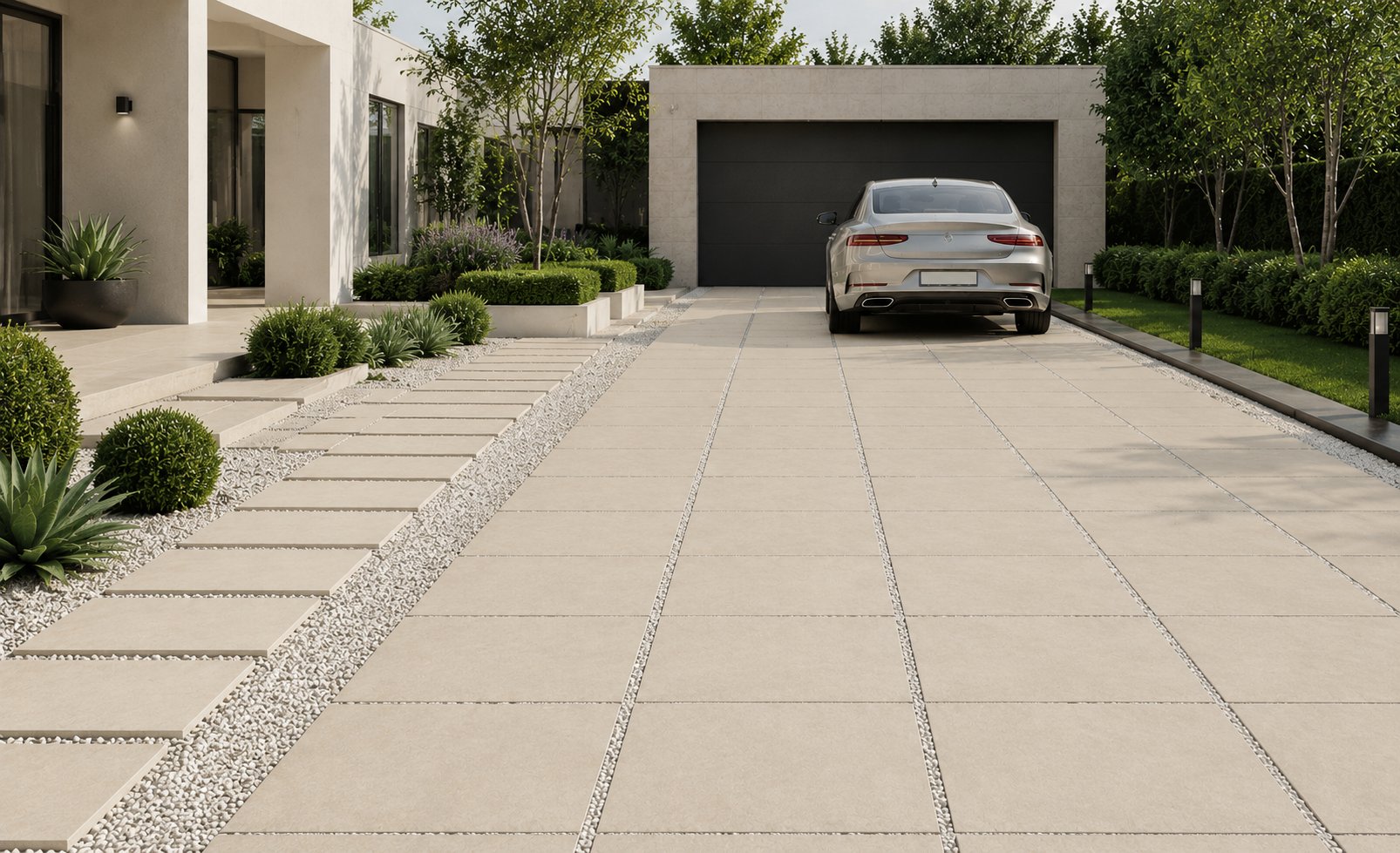 Can Porcelain Tile Be Used On A Driveway?